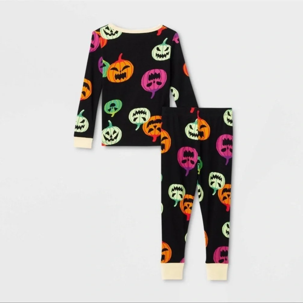 HYDE & EEK! HALLOWEEN PUMPKIN SNUG FIT PAJAMA SET - SIZE 2T (NEW WITH TAGS)
